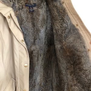 Waterproof FUR LINED Brooks Brothers coat